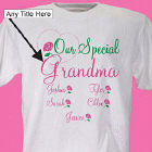 Personalized Mother's Day T-shirt Our Special Mom
